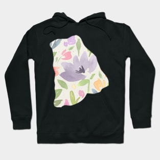 Rhode Island Silhouette Florals Hoodie